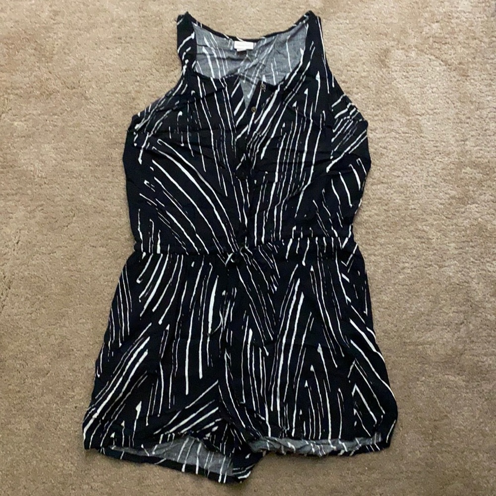 Black and White Romper